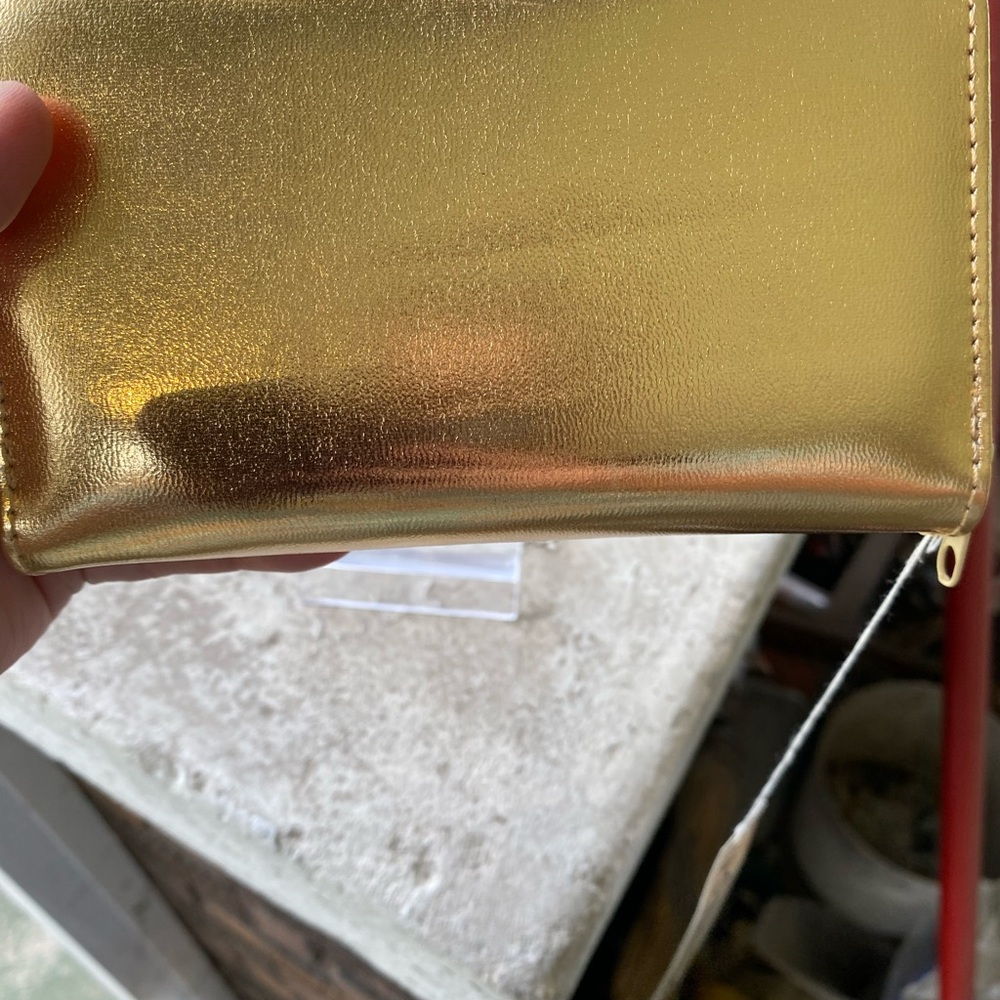 NWT J C FASHION GOLD WALLET - Picture 3 of 8